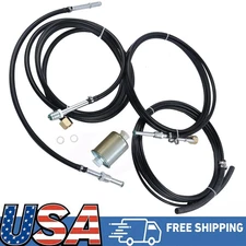 For 88-97 Chevrolet GMC C/K Trucks Nylon Tank to Engine Fuel Lines Kit Gas Only