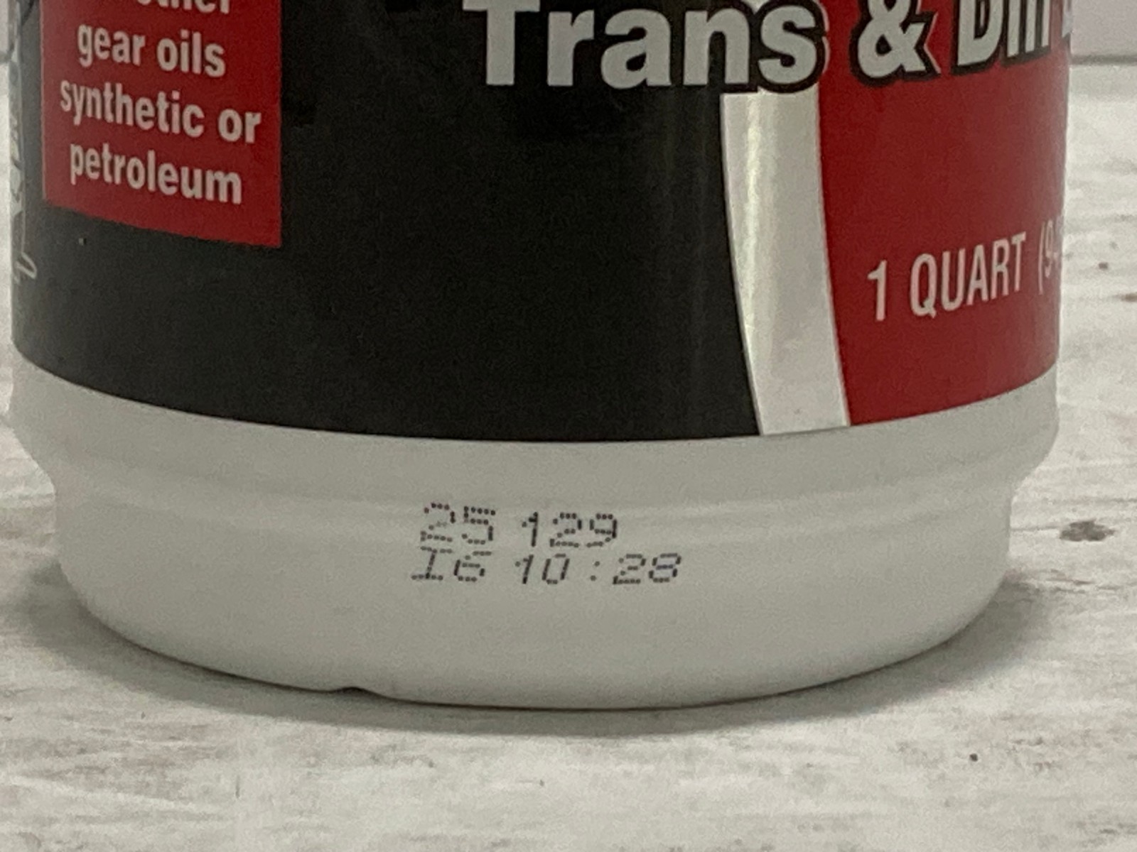Lucas SAE 75W-90 Synthetic Gear Oil Trans & Diff Lube, 1 qt, Case of 12