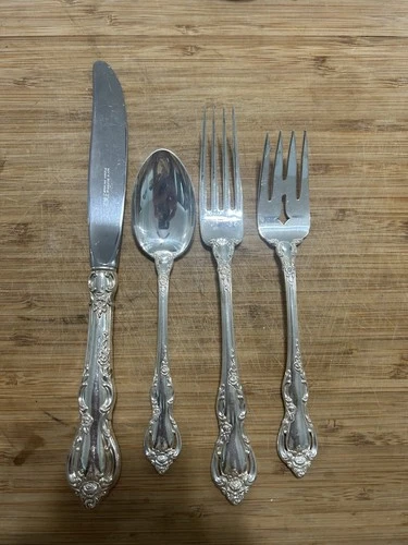 Towle Spanish Provincial Sterling Flatware Set For 8