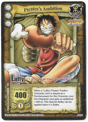 Pirate's Ambition PR001 - Luffy - One Piece CCG 2005