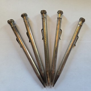 Lot of 5 Vintage Wahl Eversharp Silver Plated Mechanical Pencils ☆☆☆☆☆