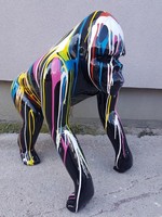 Moderne Dekoration Haus Garten Deko Figur Statue Skulptur Abstrakt 70 Cm Gorilla