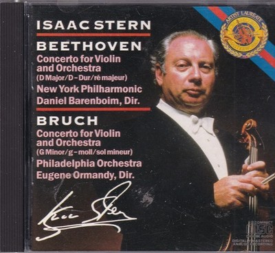 CD: BEETHOVEN / BRUCH Violin Concertos NM Isaac Stern