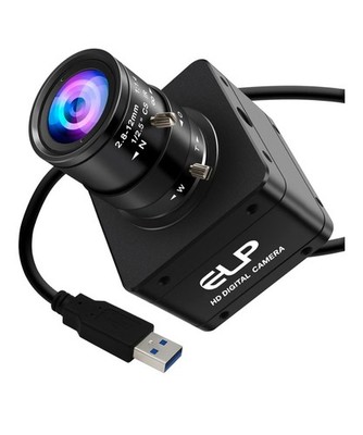 Global Shutter USB Camera 2.3MP 200fps USB3.0 4X Zoom 2.8-12mm Manual Focus