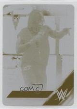 2016 Topps WWE Printing Plate Yellow 1/1 R-Truth #37 3hd