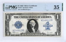 1923 US $1 Silver Certificate Speelman/White Fr. 237 PMG Choice Very Fine 35