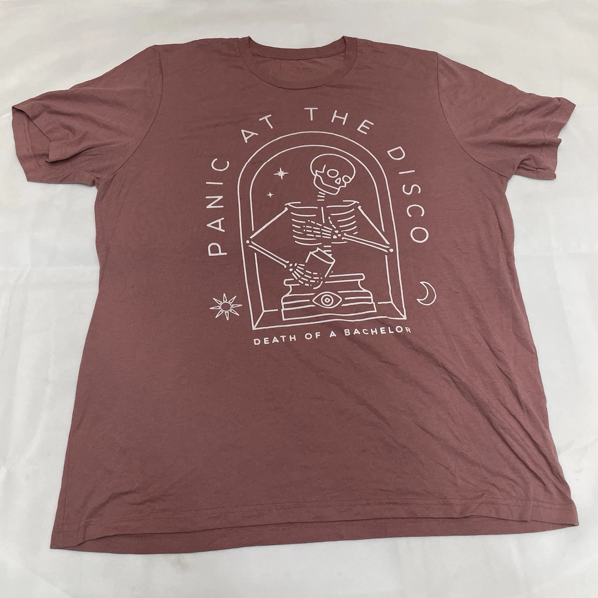 Panic at the Disco Tシャツ ブラウン Panic! At The Disco Pretty Odd Flower Record Player T-Shirt