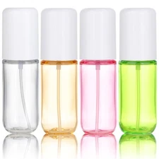 Travel Spray Bottles 1.35oz/40ml Fine Mist Empty Mini Refillable Plastic Set