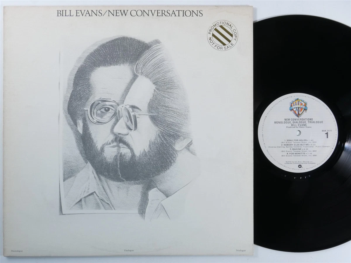 BILL EVANS New Conversations WARNER BROS LP VG++ with insert b