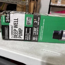 Everbilt 4” Deep Well Pump 1 HDSUB7-103. Brand New, Fast shipping! 3 wire