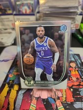 2025-26 Bowman Basketball CHROME BCV-81 Damian Lillard, Milwaukee Bucks