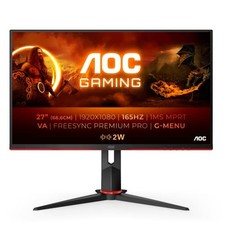 AOC AGON 27G2SAE - 27 Inch FHD Gaming Monitor, 165Hz, 1ms MPRT, VA, FreeSync