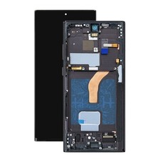 OLED For Samsung Galaxy S22 Ultra 5G SM-S908U LCD Screen Touch Digitizer Frame