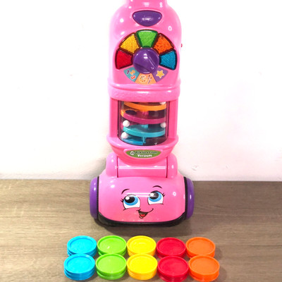 Leapfrog Pick Up And Count Vacuum Pink Educational Electronic Learning Toy Works