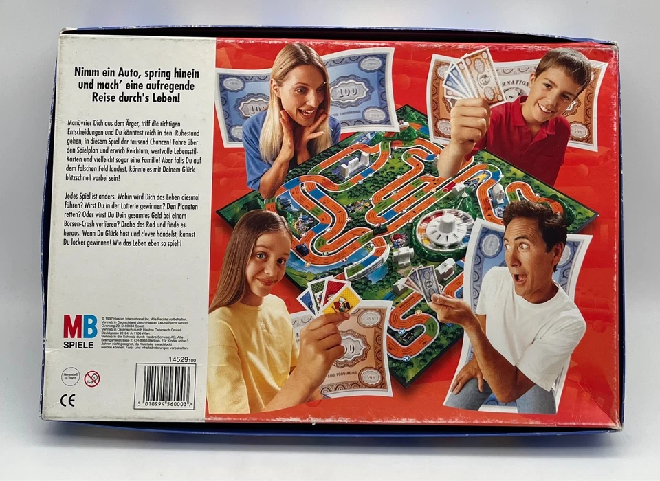 MB Spiele Spiel des Lebens - ab 8 Jahren - für 2 bis 6 Spieler - Vintage 1997 - Bild 2 von 2