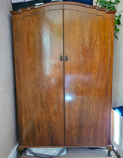 Vintage Mid Century Queen Anne Wardrobe. Great Condition.