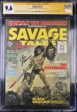 SAVAGE TALES #1 CGC 9.6 WHITE  SS 2Xs CONWAY, THOMAS 1st MAN THING #4644581001