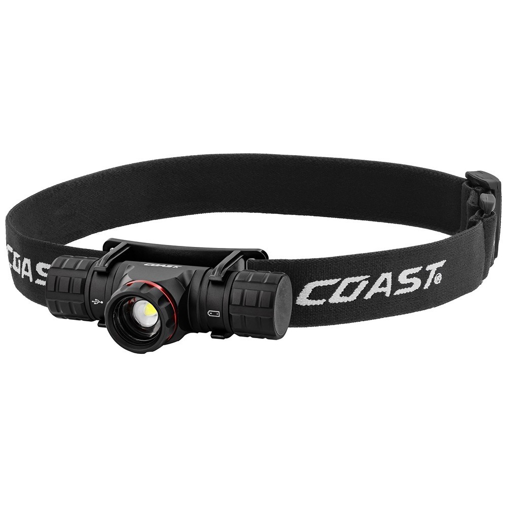 Coast XPH30R Rechargeable 2x Power Head Torch focus adjustment 1200 Lumens IP54