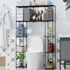 Over The Toilet Storage Cabinet, Premium Bathroom Organizer and Storage Shelv...