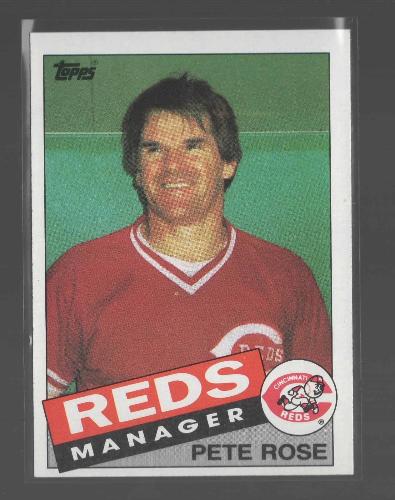Pete Rose #547 Baseball Cards 1985 Topps trading card — raw and PSA graded price guide