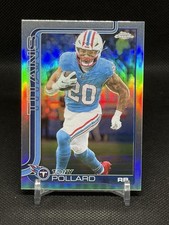 2025 Topps Chrome Football Tony Pollard Refractor #290 Tennessee Titans