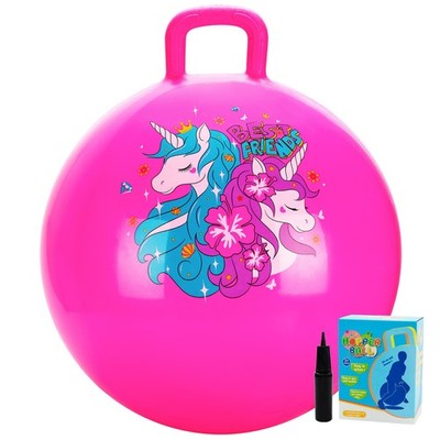 U&C Planet Hopper Ball 20 inches Bouncy Ball with Handle for Kids Age 5 6 7 8...