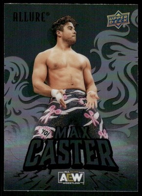 2024 Upper Deck Allure AEW Black Rainbow #58 Max Caster wrestling card
