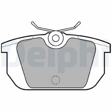 Satz Bremsbeläge Bremsklötze hinten für Alfa Romeo 156 932 164 33 905 | 24553