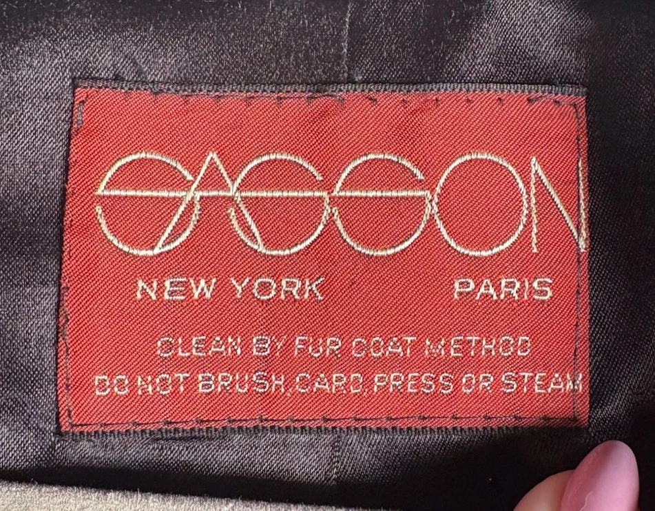 SASSON NY PARIS Mujer Piel Sintética Vintage Negro Talla 10 Foto 2 de 4