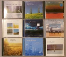 GEORGE WINSTON CD LOT 8 WINDHAM HILL LINUS & LUCY NIGHT DIVIDES THE DAY PLAINS +