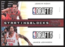 4238J 2010-11 Playoff Contenders Patches #18 Noah / Johnson Starting Blocks