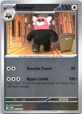 Bewear Mega Evolution 112/132 Common Pokemon Reverse Holo Near Mint Pokemon Card
