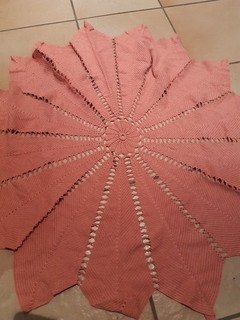 Tischdecke rund Baumwolle Handarbeit gehäkelt