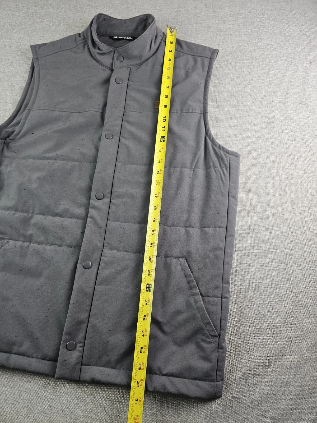 Union League National Golf Travis Mathew Vest Snowbody Better Puffer Mens L - product detail image 16