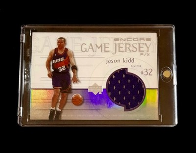Jason Kidd Upper Deck Encore Game Jersey #JK-J Rare 