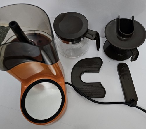 Wigo Wigomat Orange Filter Coffee Machine West Germany Vintage 1970s Film Prop - Picture 7 of 15