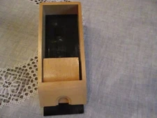 Vintage Six Deck Solid Oak Playing Card Dealer's Shoe - Never Used!