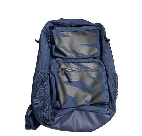 Mochila de entrenamiento gráfico de velocidad de bolsillo Nike azul negra CZ1247-410 - Imagen 5 de 9