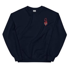 Queen of hearts Embroidered Unisex Sweatshirt