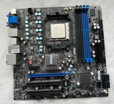 MSI 785GM-E51 MS-7596 SOCKEL AM3 mit AMD Phenom II X2 550 - 3.1 GHz Gebraucht