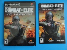 NO GAME- PLAYSTATION 2 - COMBAT ELITE - CASE & MANUAL ONLY - NO GAME 