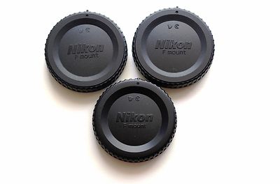 3 X NIKON BODY CAPS-BF-1B DSLR/SLR Cameras-U.S. Seller. Fast shipping-100% FB!!