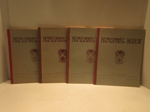Numismatic Review Scientific Digest Coins Medals Money Lot 4 Issues Vol 2 #1-4