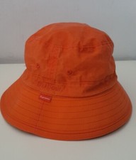 Cappello Bucket Arancione Impermeabile In Cotone Cerato Supreme x Barbour SS20 M