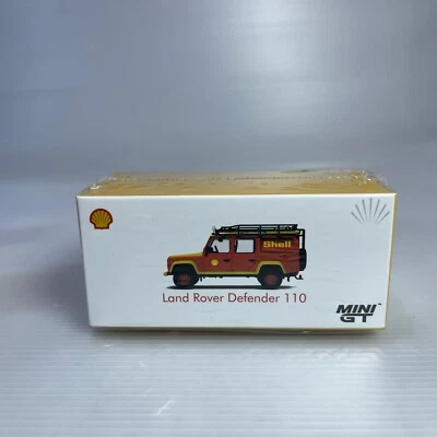 ミニカー MINI GT Land Rover Defender110 Shell Oil 1/64 MiniGT TINY X Shell Land Rover Defender 110 Shell Oil