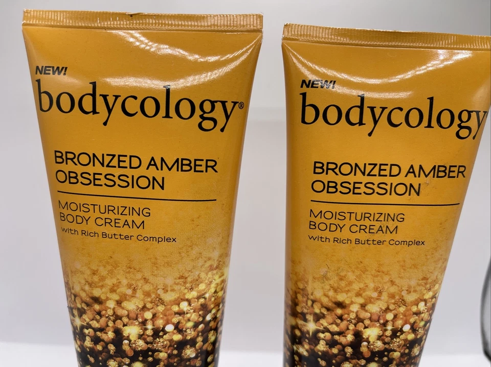 2 Bodycology Bronzed Amber Obsession Moisturizing body cream 8oz Full Size New - Image 2 of 4