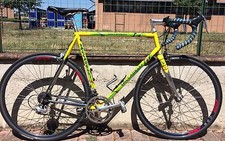 Bici corsa acciaio Saccarelli 58 Campagnolo Chorus 8s Rigida DP road bike steel