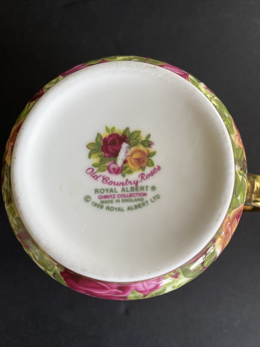 Royal Albert Old Country Roses Chintz Collection 1999 Coffee Mugs Cup And  Sauce | eBay