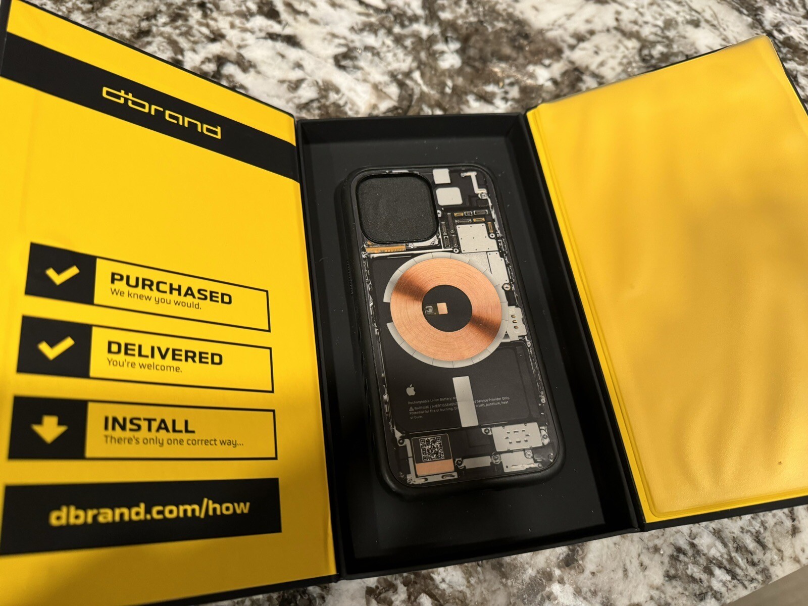 iPhone 13 Pro DBRAND Grip Case + Skin + OtterBox + Temp. Glass Screen