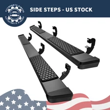 Running Boards For 2019-2026 Silverado Sierra 1500 20-25 2500HD 3500HD Crew Cab